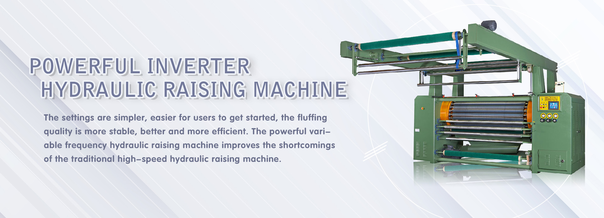 Powerful inverter hydraulic raising machine